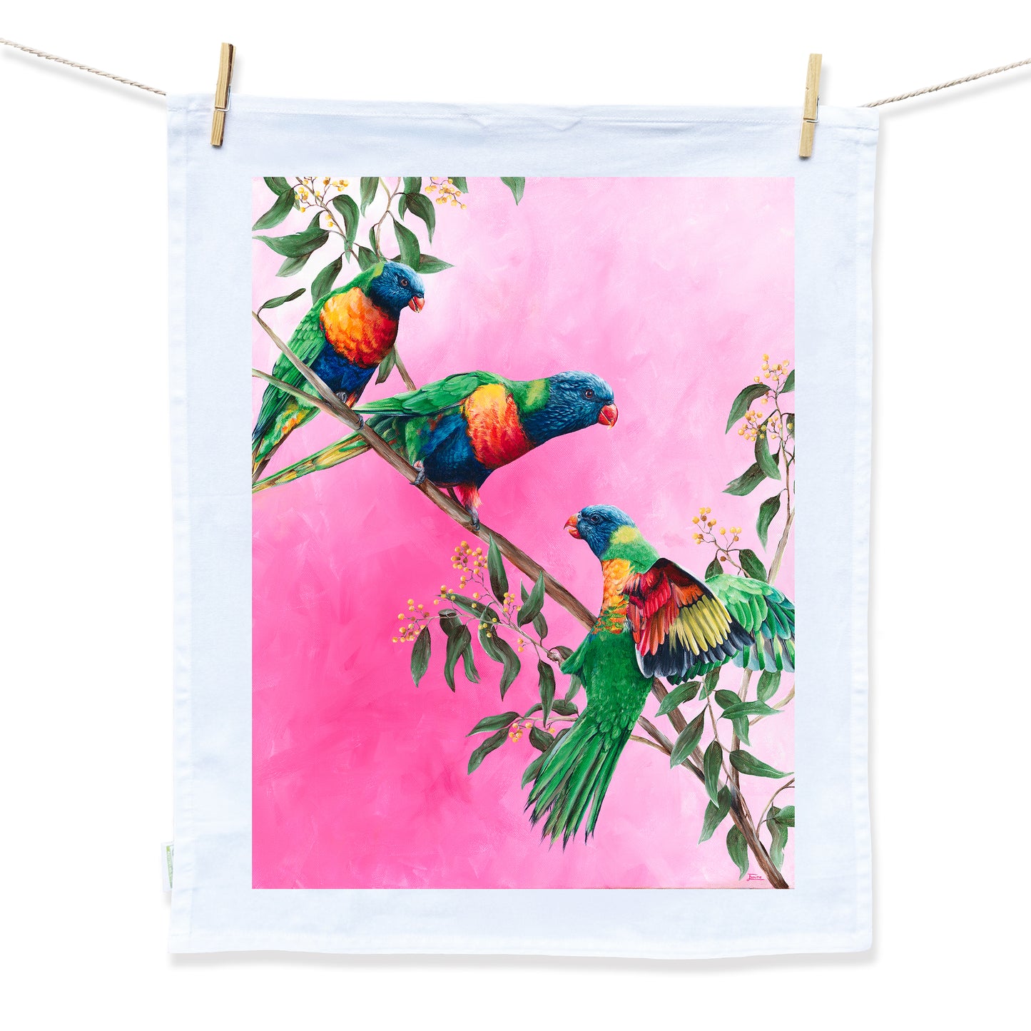 Tea Towel - Three's A Crowd